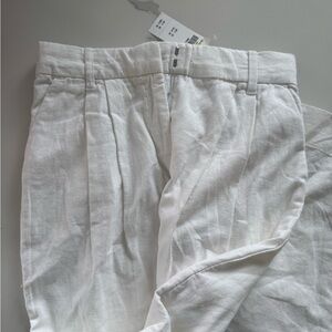 Abercrombie Linen Pleated Pants